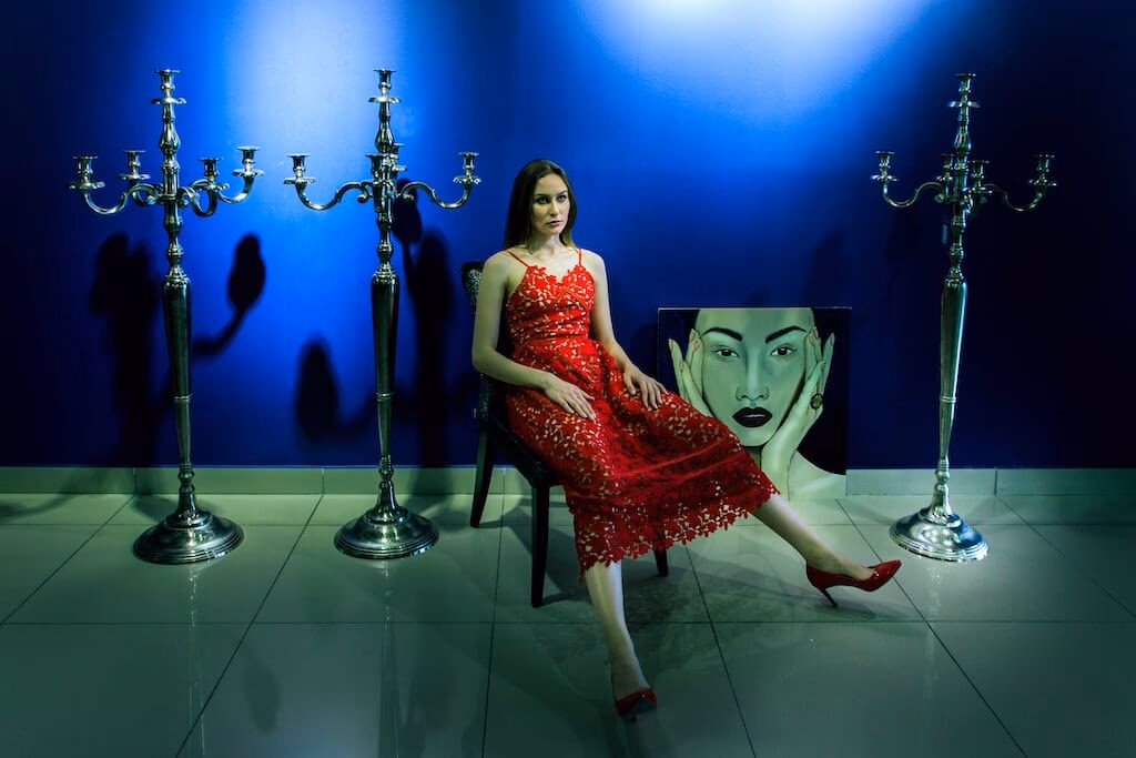 Girl with her Pictures 7