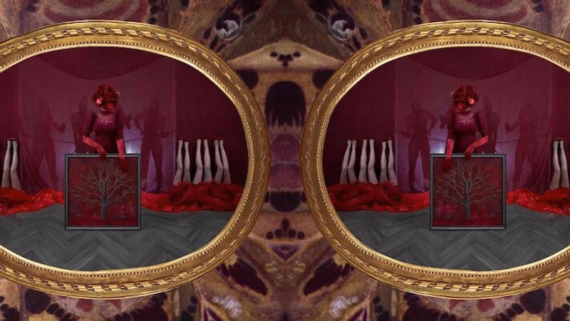 Перформанс «20 минут: цветы, ноги, силуэты и женщина, которая гладит картину»